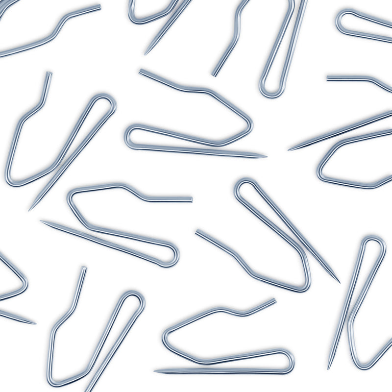 Cargue la imagen en el visor de la galería, 44329|Dritz Lightweight Pin-On Hooks, Silver, 56 pc