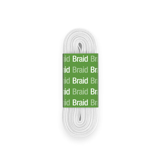 9330W|Dritz 1/4" White Braided Elastic, 3 yd