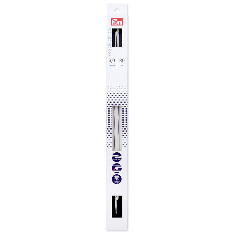 Chargez l'image dans la visionneuse de la galerie, 190302|Prym 12" Ergonomic Single Point Knitting Needles, 3.0mm