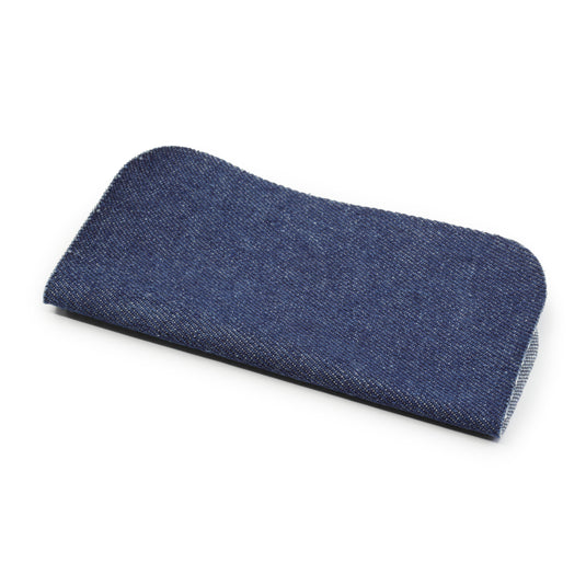 55255-3D|Dritz Denim Iron-On Patches, Assorted Sizes, Dark Blue, 4 pc