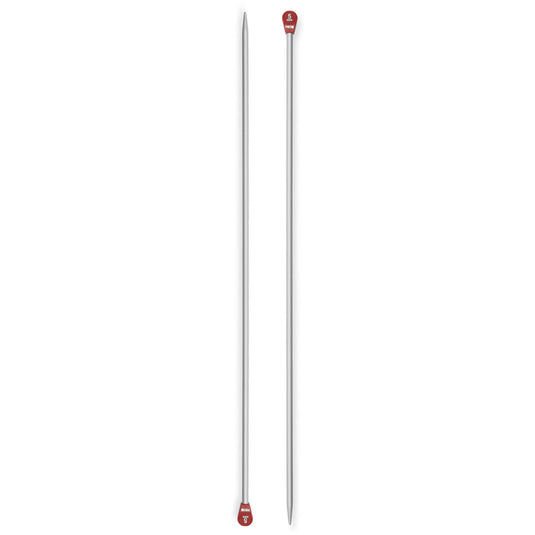 191478|Prym 16" Single Point Aluminum Knitting Needles, 5mm