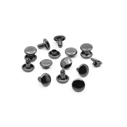 750-33|Dritz Double-Cap Rivets & Tools, 120 Sets, Gunmetal