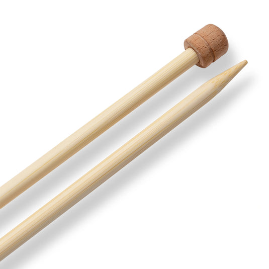 222119|Prym 13" Single Point Bamboo Knitting Needles, 6mm