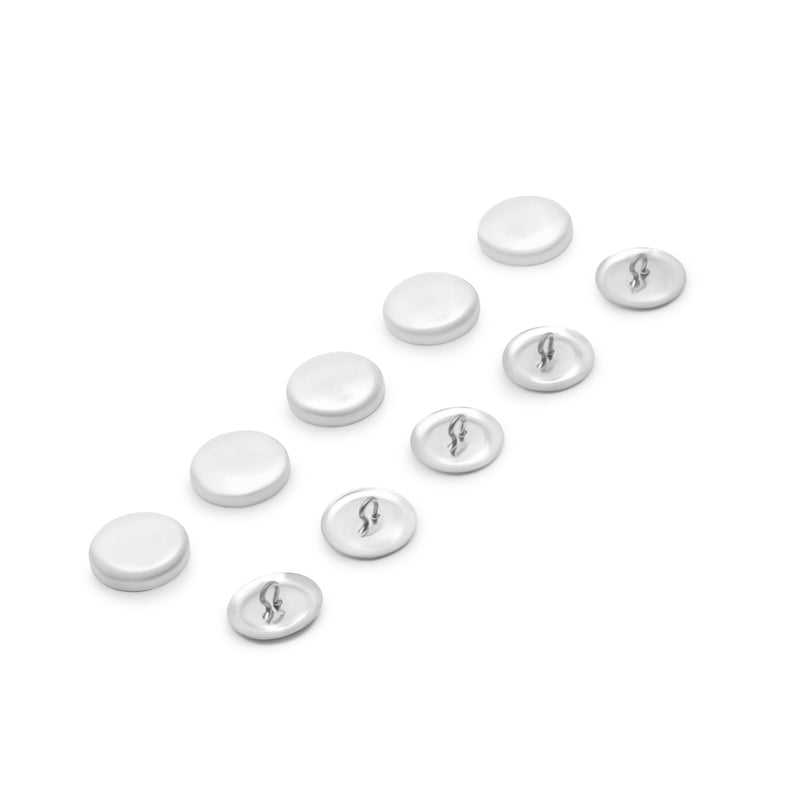Chargez l'image dans la visionneuse de la galerie, 13-30|Dritz 3/4" Cover Button Refill, 5 Sets, Nickel
