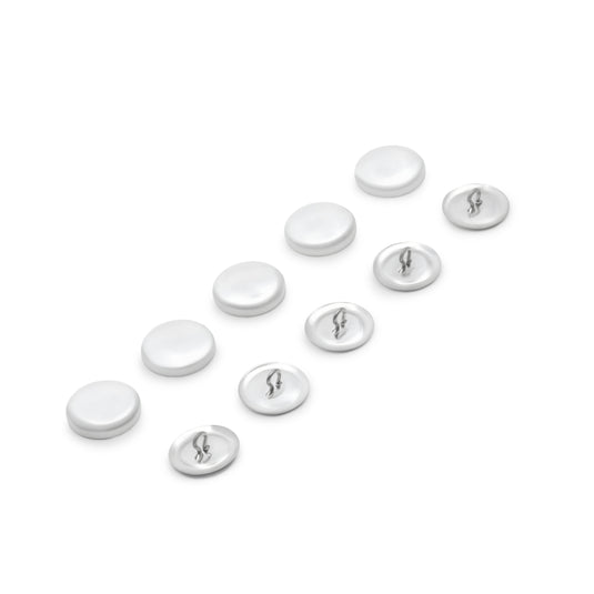 13-30|Dritz 3/4" Cover Button Refill, 5 Sets, Nickel