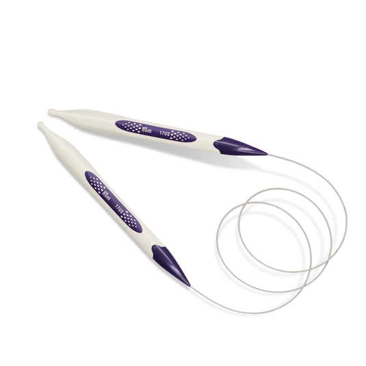 57092|Prym 32" Ergonomic Circular Knitting Needles, US 17 (12mm)