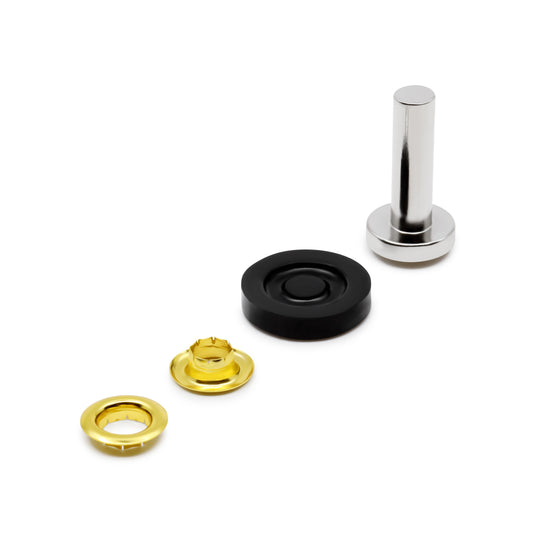 BK124|Dritz 1/4" Large Eyelets & Tools, 144 Sets, Gold