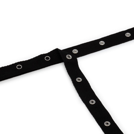 28607-1|Dritz Snap Tape with Metal Snaps, Black, 8 yd