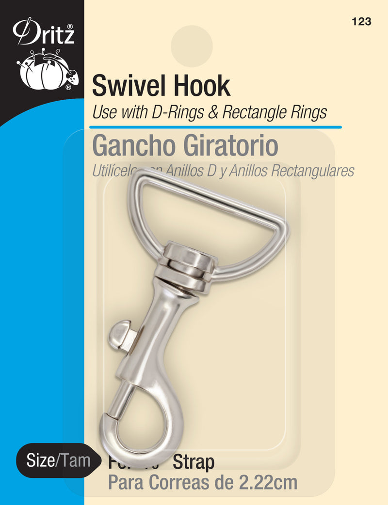 Load image into Gallery viewer, 123|Dritz Swivel Hook, Nickel