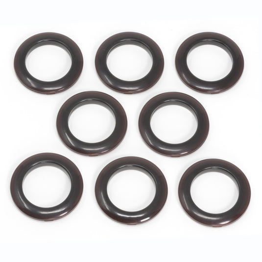 44366|Dritz 1-9/16" Plastic Curtain Grommets, Bronze, 8 Sets