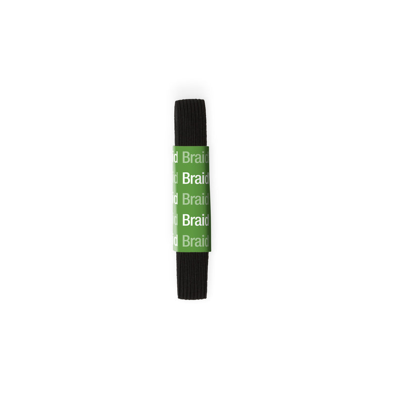 Load image into Gallery viewer, 9332B|Dritz 1/2" Black Braided Elastic, 1-1/2 yd
