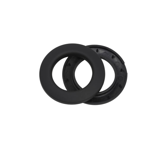 44372|Dritz 1" Plastic Curtain Grommets, Black, 8 Sets