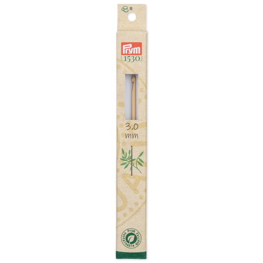 197602|Prym 6" Bamboo Crochet Hook, 3mm