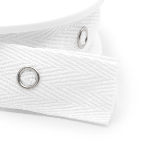 28607-9|Dritz Snap Tape with Metal Snaps, White, 8 yd