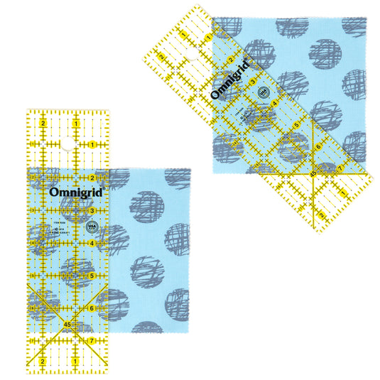 R258|Omnigrid Rectangle Ruler, 2-1/2" x 8"