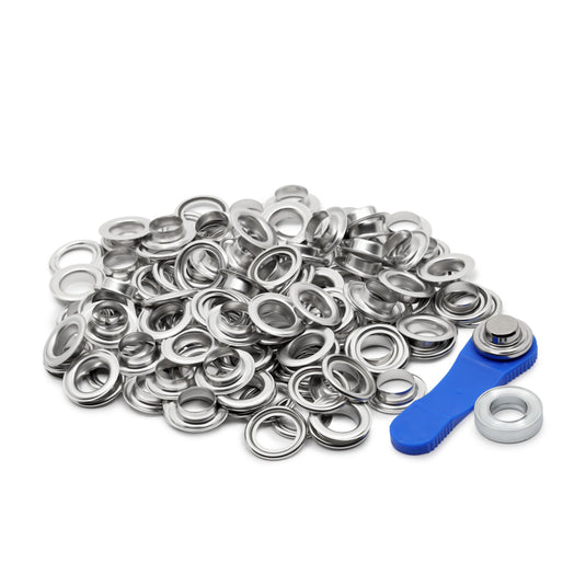 542426|Prym 14 mm Eyelets with Washers Refill, 80 pc