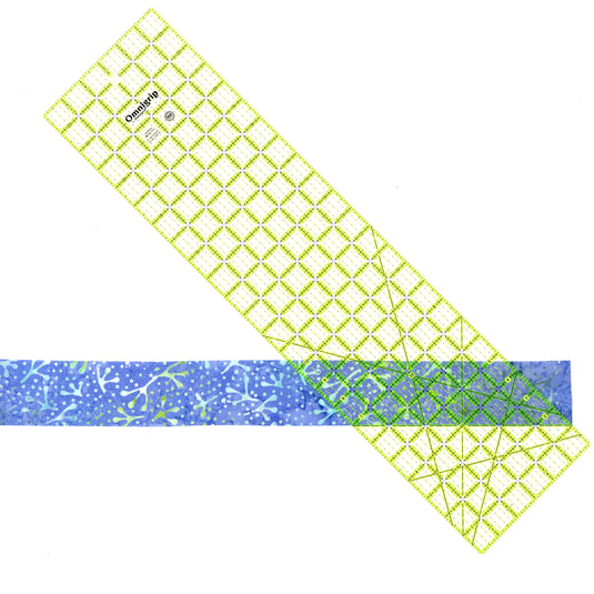 RN24|Omnigrid Omnigrip Non-Slip Rectangle Ruler, Neon, 6" x 24"