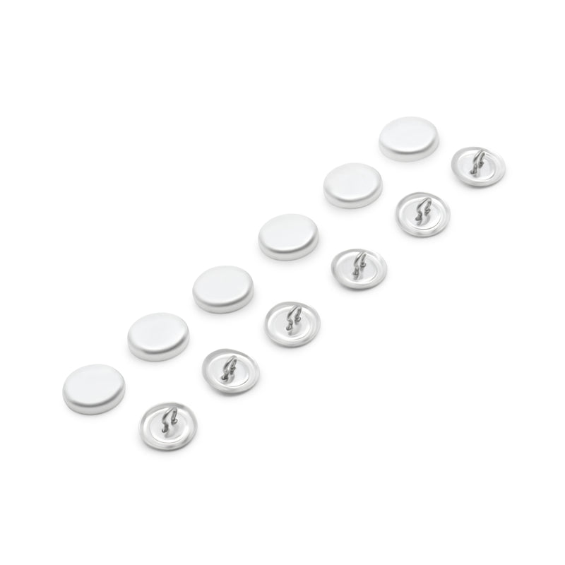 Chargez l'image dans la visionneuse de la galerie, 13-24|Dritz 5/8" Cover Button Refill, 6 Sets, Nickel