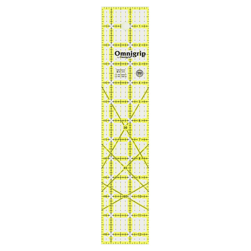 Chargez l'image dans la visionneuse de la galerie, RN25125|Omnigrid Omnigrip Neon Rectangle Ruler, 2-1/2" x 12-1/2"