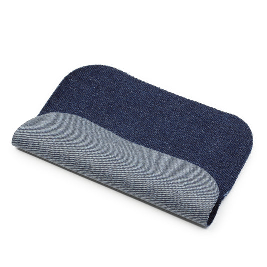 55242-70|Dritz Denim Iron-On Patches, 5" x 5", Assorted, 4 pc