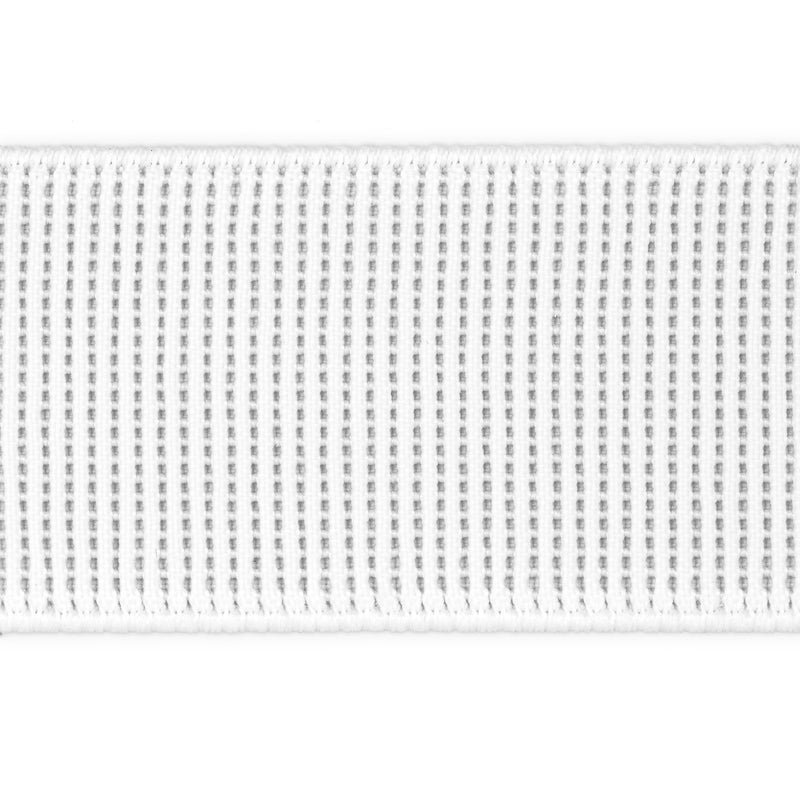 Chargez l'image dans la visionneuse de la galerie, 9503W|Dritz 1-1/2" Ribbed Non-Roll Elastic, White, 2-1/2 yd