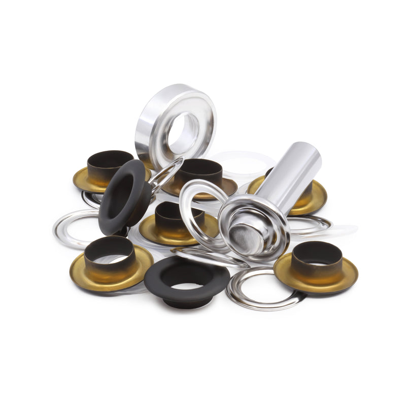 Cargue la imagen en el visor de la galería, 740-1-T|Dritz 1/2" Fashion Grommets, 1 Kit, Black