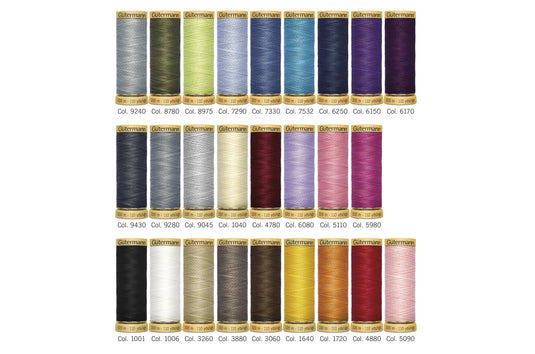 618670-001|Gutermann Cotton Thread Box, Assorted, 26 Spools