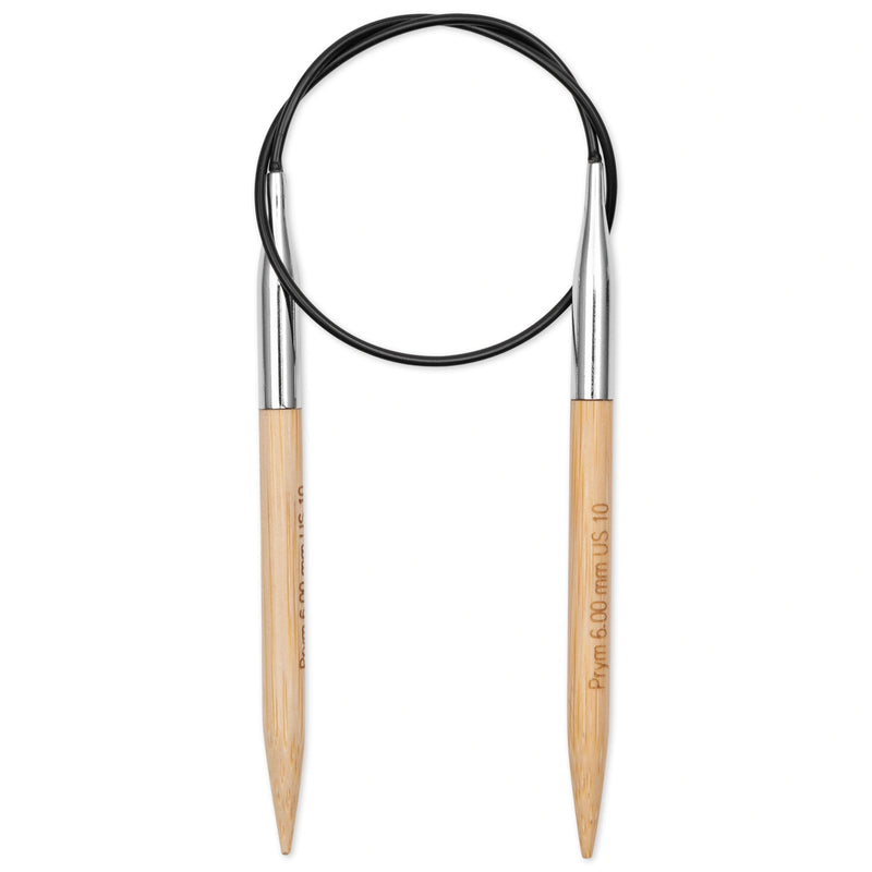 Chargez l'image dans la visionneuse de la galerie, 222530|Prym 16" (40 cm) Circular Bamboo Knitting Needles, US 10 (6 mm)