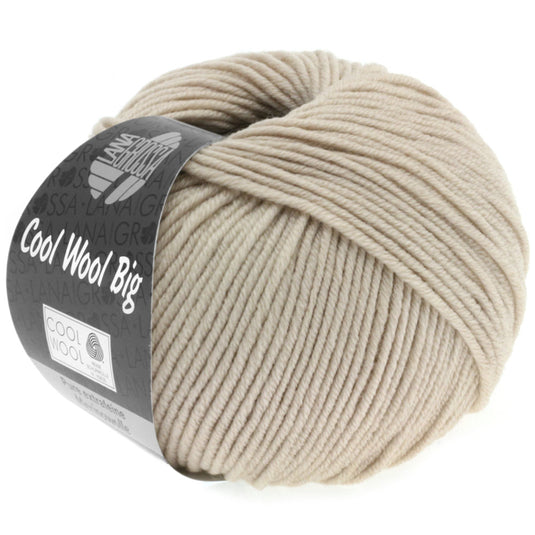 0640945|Lana Grossa Cool Wool Big Yarn, Beige