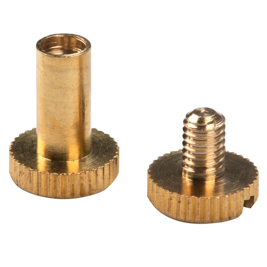 44320-35|Dritz Short Post Chicago Screws, Brass, 3 pc