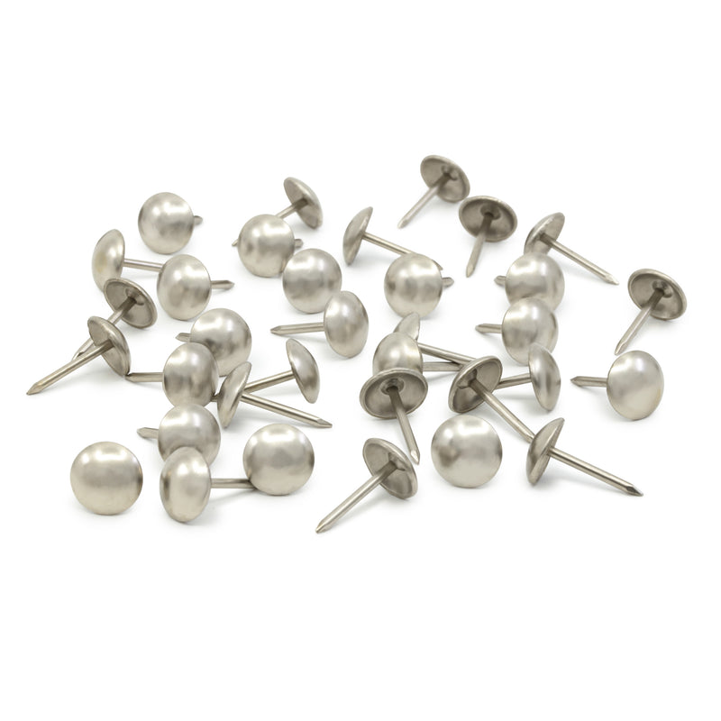 Chargez l'image dans la visionneuse de la galerie, 9008|Dritz 3/8" Smooth Decorative Nails, Nickel, 36 pc