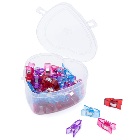 610185|Prym Small Fabric Clips with Box, 40 pc