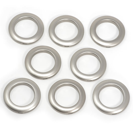 44368|Dritz 1-9/16" Plastic Curtain Grommets, Pewter, 8 Sets