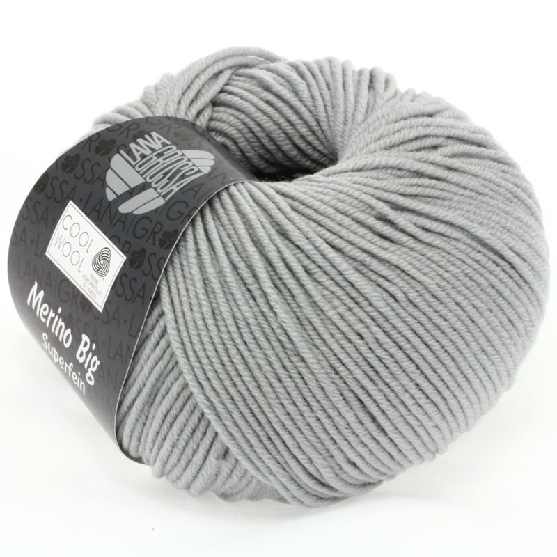 Load image into Gallery viewer, 0640928|Lana Grossa Cool Wool Big Yarn, Medium Grey
