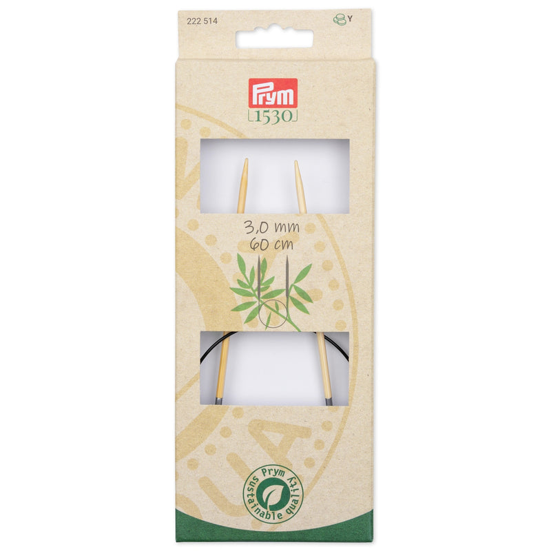 Load image into Gallery viewer, 222514|Prym 24" (60 cm) Circular Bamboo Knitting Needles, US 2.5 (3 mm)