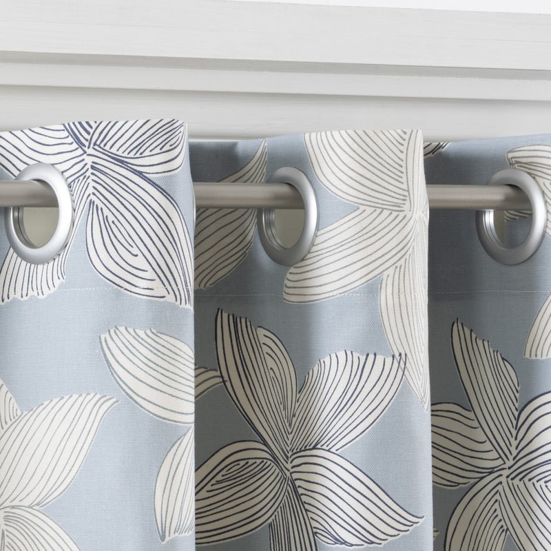 Load image into Gallery viewer, 44363|Dritz 1-9/16" Plastic Curtain Grommets, Brushed Silver, 8 Sets
