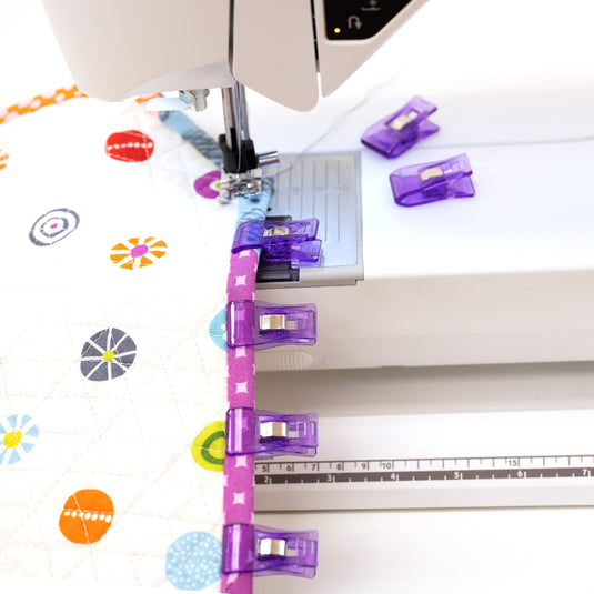 955|Dritz Fabric & Craft Clips, Purple, 12 pc