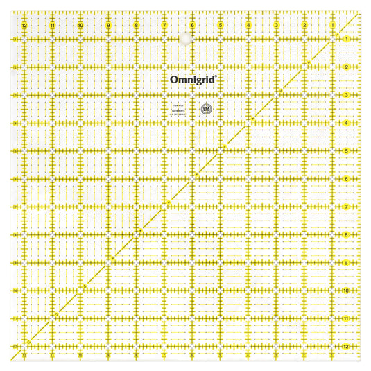 R125|Omnigrid Square Ruler, 12-1/2" x 12-1/2"