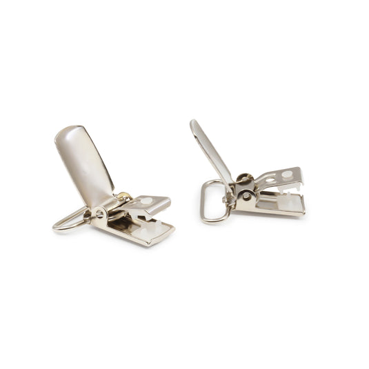 BK136|Dritz 1" Suspender/Mitten Clips, 24 pc, Nickel