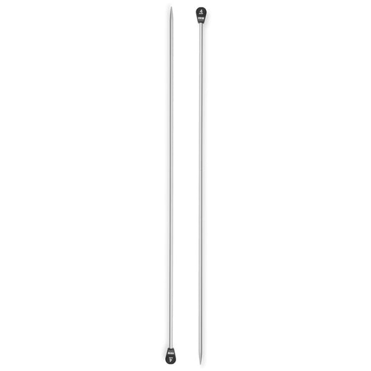 191476|Prym 16" Single Point Aluminum Knitting Needles, 4mm