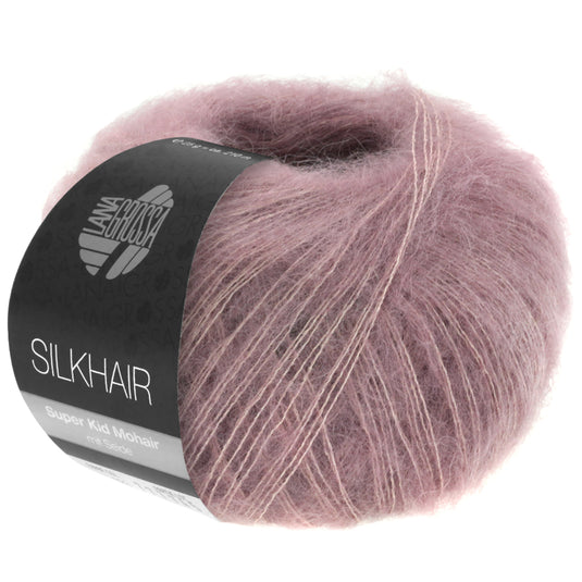 5710174|Lana Grossa Silkhair Yarn, Dusky Pink