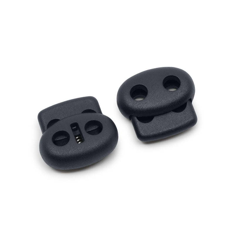 Chargez l'image dans la visionneuse de la galerie, 468-3|Dritz Cord Locks &amp; Stops, Navy, 2 pc