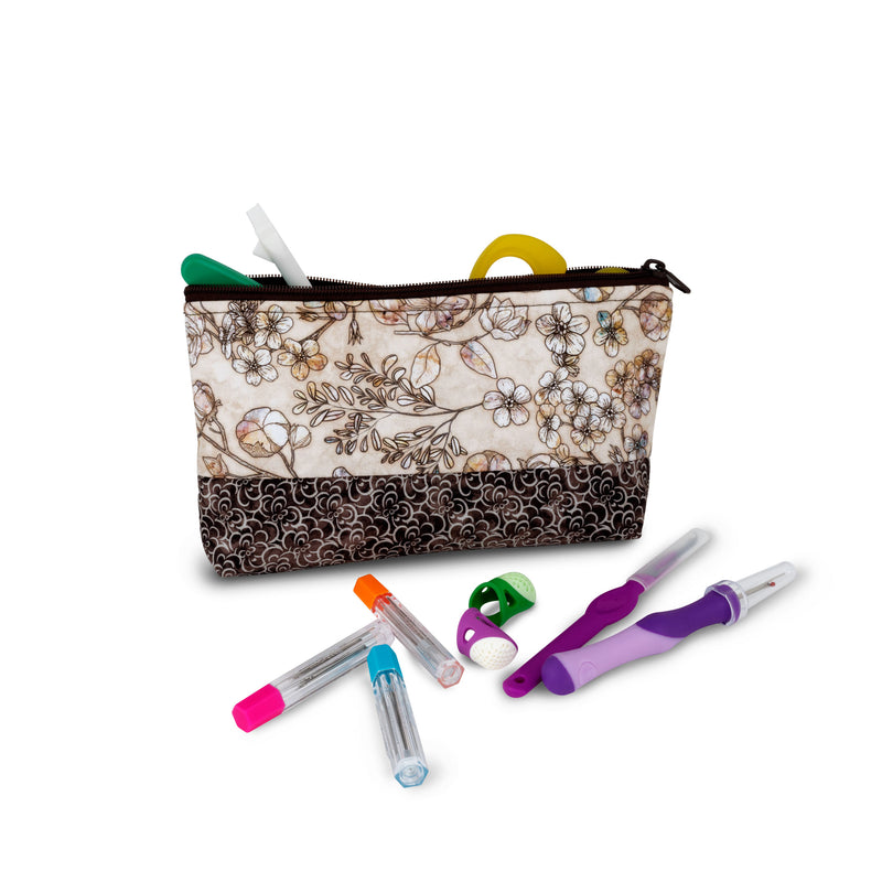 Load image into Gallery viewer, Z10456|Dritz Rectangular Sewing Basket with Zippered Case, Medium