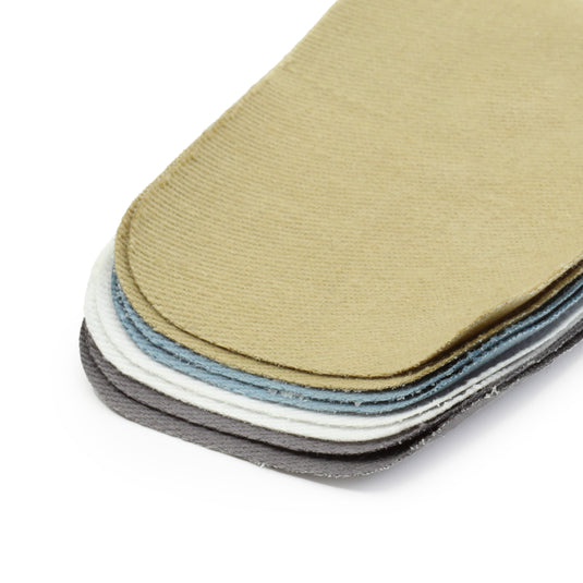 55200-71|Dritz Twill Iron-On Patches, 2" x 3", 8 pc, Light Assorted