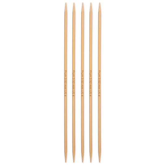 222213|Prym 8" Double Point Bamboo Knitting Needles, 3.5mm