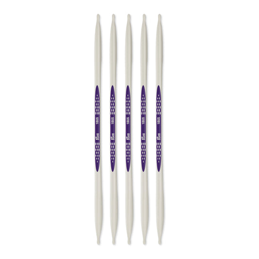 57056|Prym 8" Ergonomic Double Point Knitting Needles, US 10 (6mm)