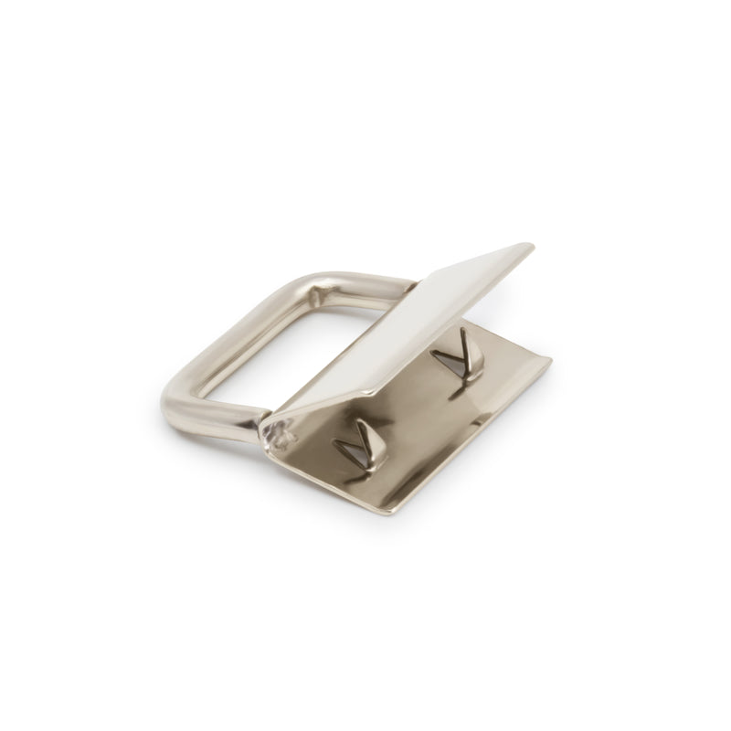 Load image into Gallery viewer, BK138|Dritz 1" Key Fob Hardware, Nickel, 12 Sets

