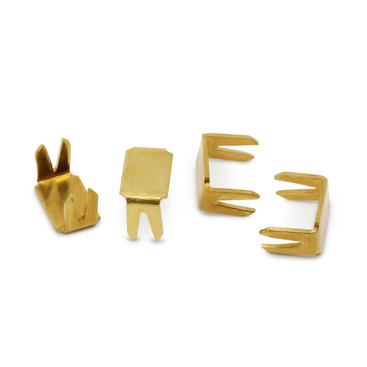 44232|Dritz Zipper Slides & Stops, Brass, 12 pc