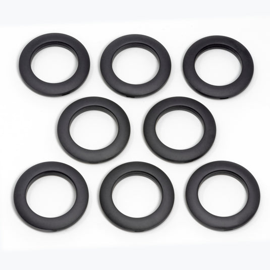 44362|Dritz 1-9/16" Plastic Curtain Grommets, Matte Black, 8 Sets