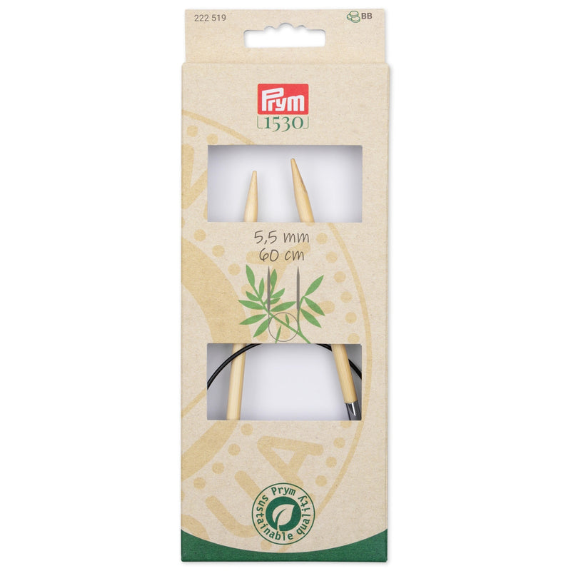 Load image into Gallery viewer, 222519|Prym 24" (60 cm) Circular Bamboo Knitting Needles, US 9 (5.5 mm)